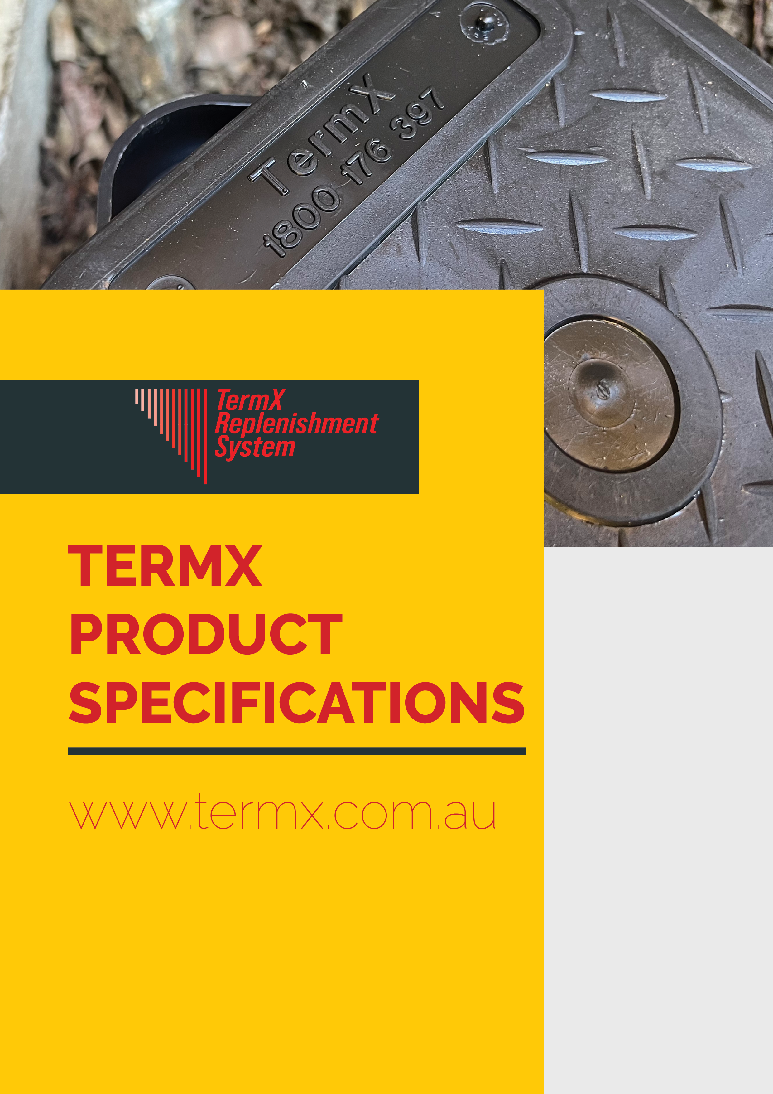 TermX Product Specs front cover